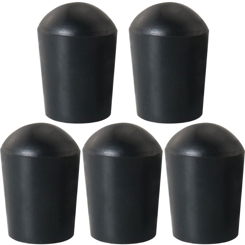 5pcs Cello Endpin Rubber Pad 6mm Black Rubber Tip for Double Bass