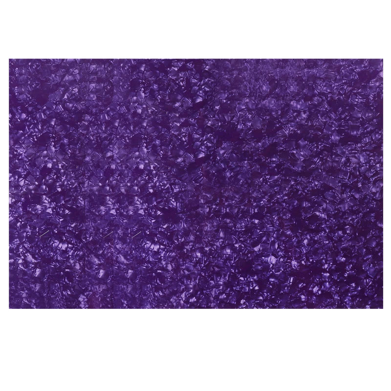 [AUSTRALIA] - Mr.Power 11.6 x 17 Inch DIY Blank Guitar Bass Pickguard Material Scratch Plate Sheet Backplate for Strat Tele Fender Guitar Jazz P Bass Custom (4Ply Purple Pearl) 4Ply Purple Pearl 