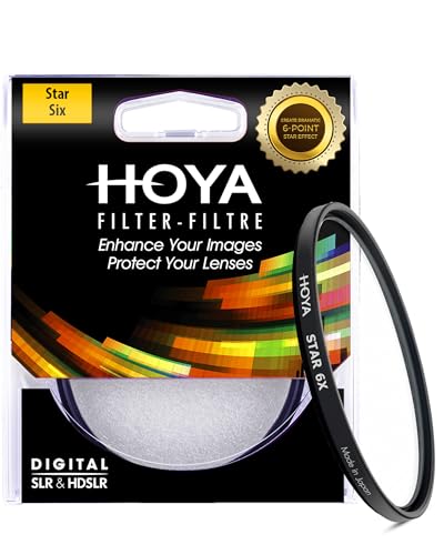 HOYA 67mm Star 4X Filter - Creates Stunning 4-Point Starbursts from Pinpoint lightsources - Multi-Coated Slim Frame - for DSLR & Mirrorless Cameras - Enhance Nightscapes, Landscapes and Car Photos 67 mm Star X6