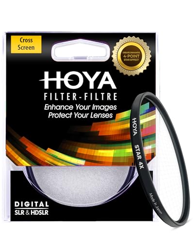 HOYA 67mm Star 4X Filter - Creates Stunning 4-Point Starbursts from Pinpoint lightsources - Multi-Coated Slim Frame - for DSLR & Mirrorless Cameras - Enhance Nightscapes, Landscapes and Car Photos 67 mm Star X4