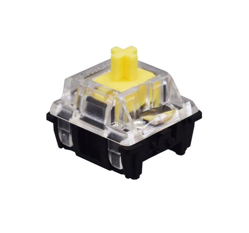 Gateron ks-15 Optical Key Switches for RGB Mechanical Gaming Keyboards | Plate Mounted (Gateron Optical Yellow, 90 Pcs) Gateron Optical Yellow