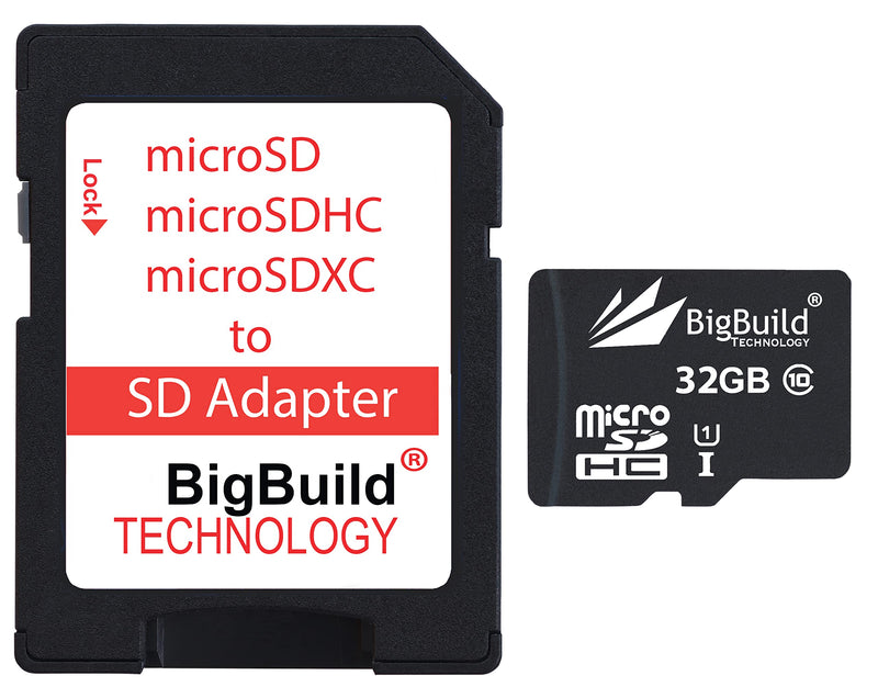 BigBuild Technology 32GB Ultra Fast 80MB/s microSDHC Memory Card for Samsung Galaxy A01/A01 Core, A02/A02s, A03/A03s/A03 Core Cell Phone Black / Size: 32GB
