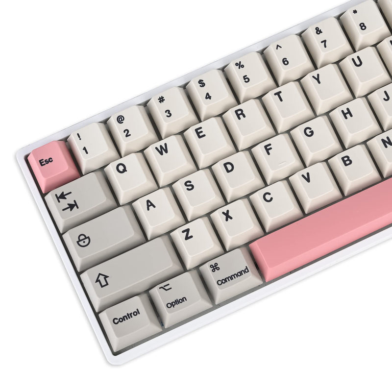Guffercty kred Cherry Profile Keycaps 60 Percent Retro PBT 158-key Cap Cover Set Dye Sublimation for Cherry Mx Switch Mechanical Keyboard (CHERRY/9009) 9009-Cherry
