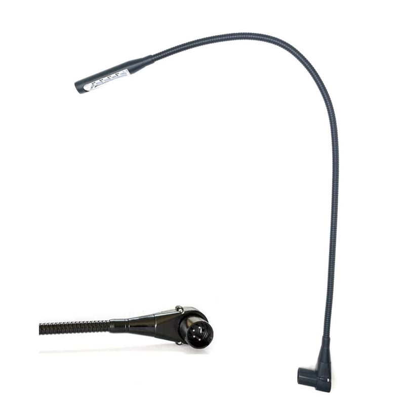 24 inch 2 watt Right Angle XLR 4PIN LED Mixer gooseneck lamp for Yamaha BEHRINGER Allen&Heath Mixer (XLR 4Pin Port)