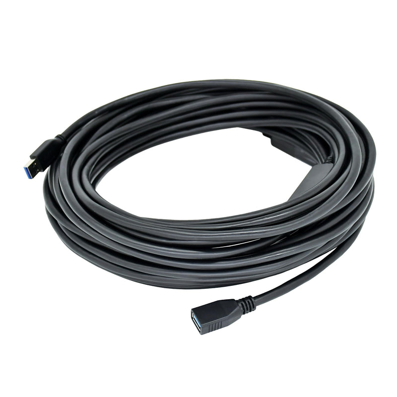 Kramer USB 3.0 Active Extension Cable – USB-A Male to Female, Data Only (CA-USB3/AAE-10) (15 Feet) 15 Feet