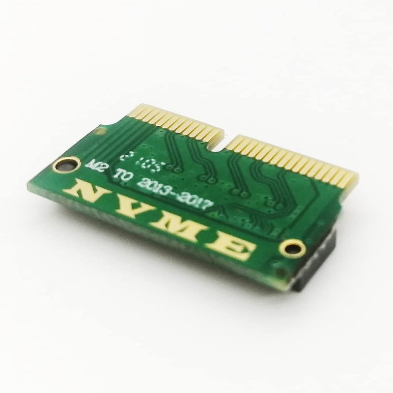 M.2 NVME SSD Convert Adapter,NGFF M.2 NGFF M-Key AHCI SSD Convert Card for Upgrade MacBook Air Pro Retina Mid A1465 A1466 A1398 A1502(2013-2017 Year)