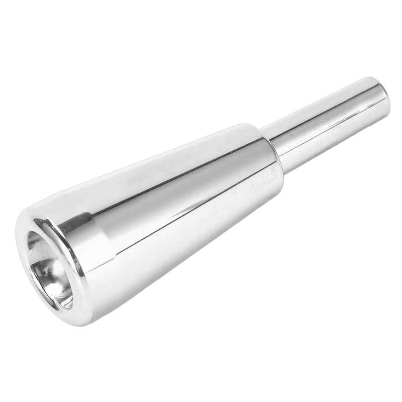 Trumpet Mouthpiece, 3C Metal Long Lasting Luster Thicker Heavier Replacement Mouthpiece Silver/Gold Optional Sportinggoods Wind Instrument Accessories(Silver?¨º?