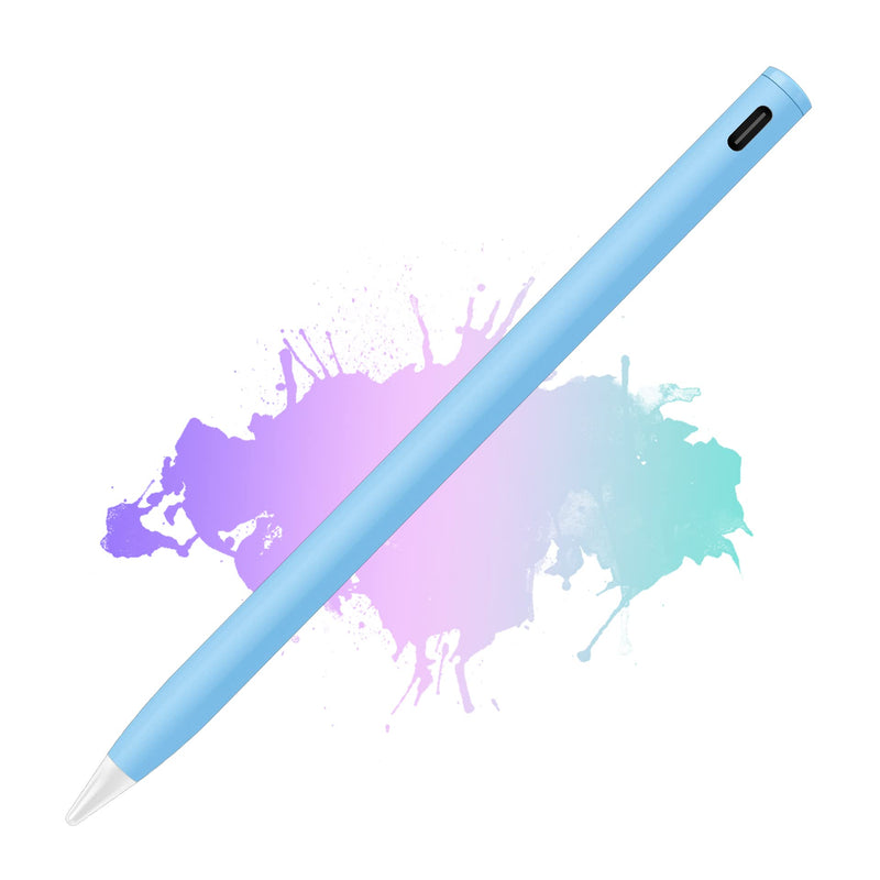 Stylus Pen Compatible for iPad (2018 and Later) ,Palm Rejection, Compatible with iPad Pro 11&12.9 Inch, iPad Air (3rd/4th/5th),iPad Mini(5/6th),iPad(6/7/8/9th),Tilting Detection (Blue) Blue
