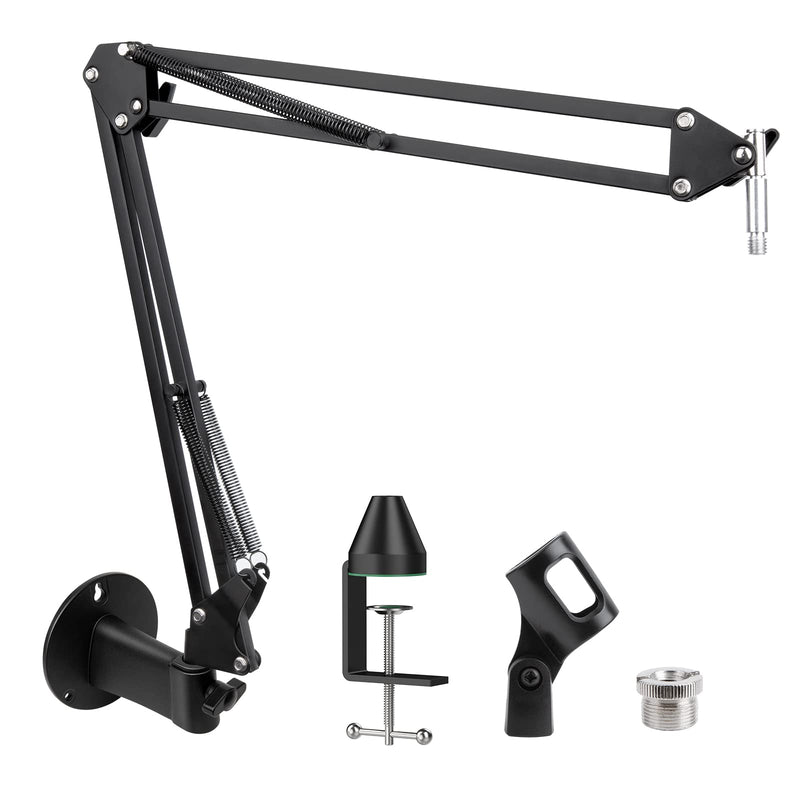 [AUSTRALIA] - SUNMON Microphone Wall Mount and Metal Table Mounting Clamp, Universal Microphone Boom Arm Stand Compatible with HyperX QuadCast, Blue Yeti, Blue Snowball, Shure SM58 Microphone 