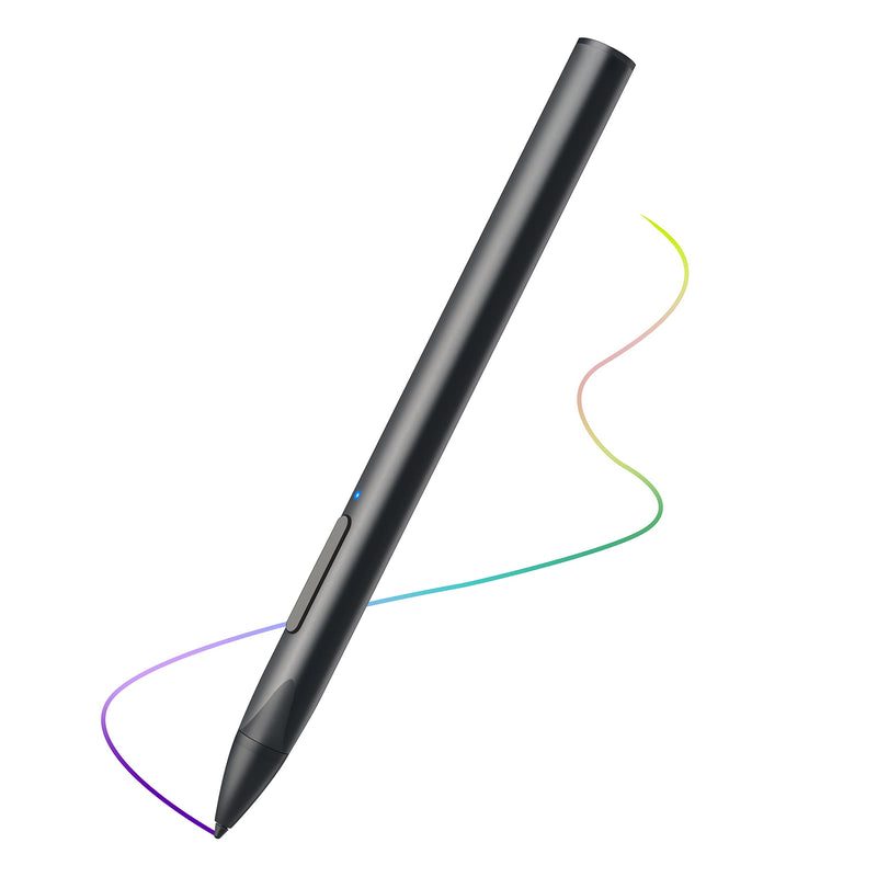 Stylus with Palm Rejection, 4096 Pressure Sensitivity, Compatible with Surface Pro X/8/7+/7/6/5/4/3, Surface Book/Go/Laptop/Studio for Precise Writing/Drawing, Rechargeable (Black) Black
