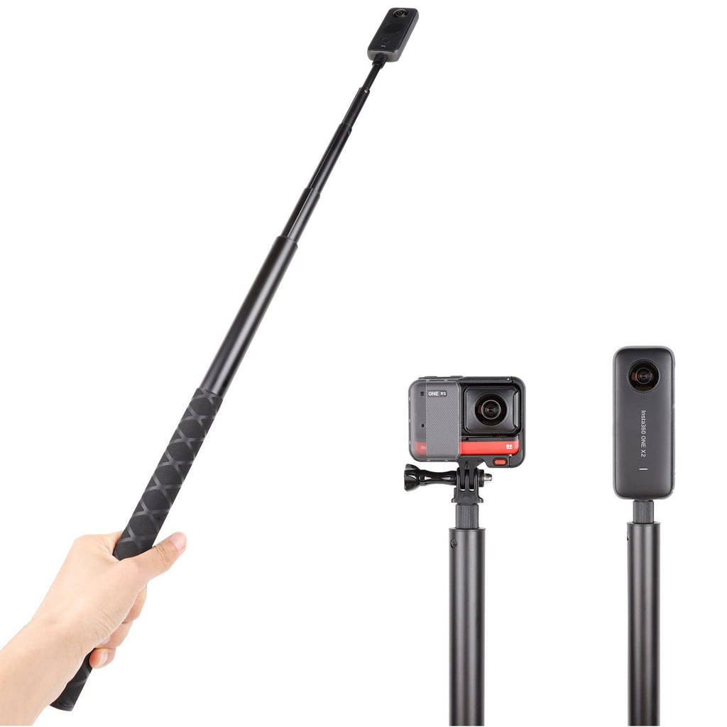 PellKing Long 77inch Invisible Selfie Stick for Insta360 ONE X4, X3, X2, X, Insta360 ONE R, RS, Insta 360 Camera 1/4" Extended Monopod Pole