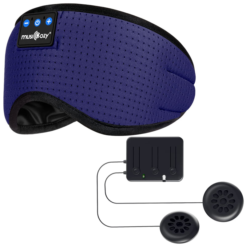 MUSICOZY Sleep Headphones Bluetooth Headband Sleeping Eye Mask & Bluetooth 5.4 Module Kit with Speakers and Charging Cable