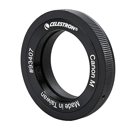 Celestron T-Ring for Telescope Astroimaging – Mirrorless Canon M Cameras