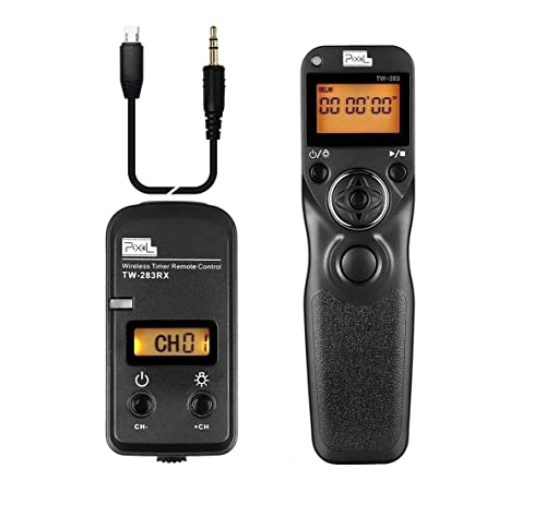 Pixel Timer Wireless Camera Remote Control TW-283 S2 Compatible with Sony 283-S2 for Sony