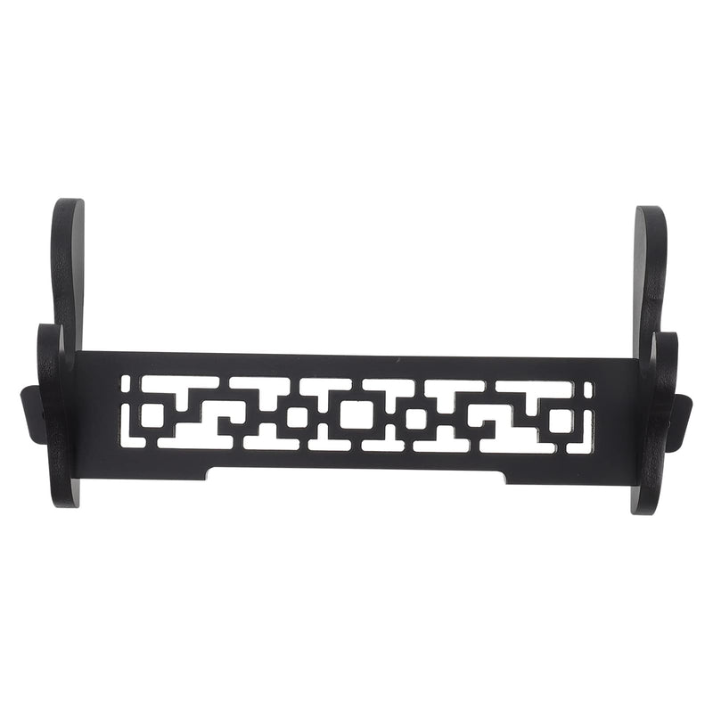 DOITOOL Flute Rack Wall Mount Flute Stand Wall Display Flute Holder Single Layer Swords Rack Samurai Swords Hanger