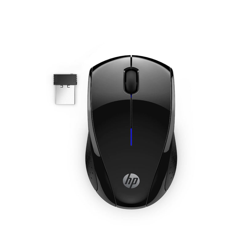 HP Wireless Mouse - Black, 15-Month Battery, 1600 DPI Sensor, Side Grips - For PC/Laptop, Mac, Chromebook New Version