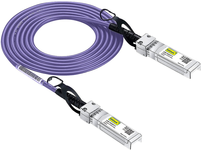 Very Peri Colored 10G SFP+ DAC Cable - Twinax SFP Cable for Ubiquiti UACC-DAC-SFP10-2M, 2-Meter(6.5ft) Very Peri 2m 1