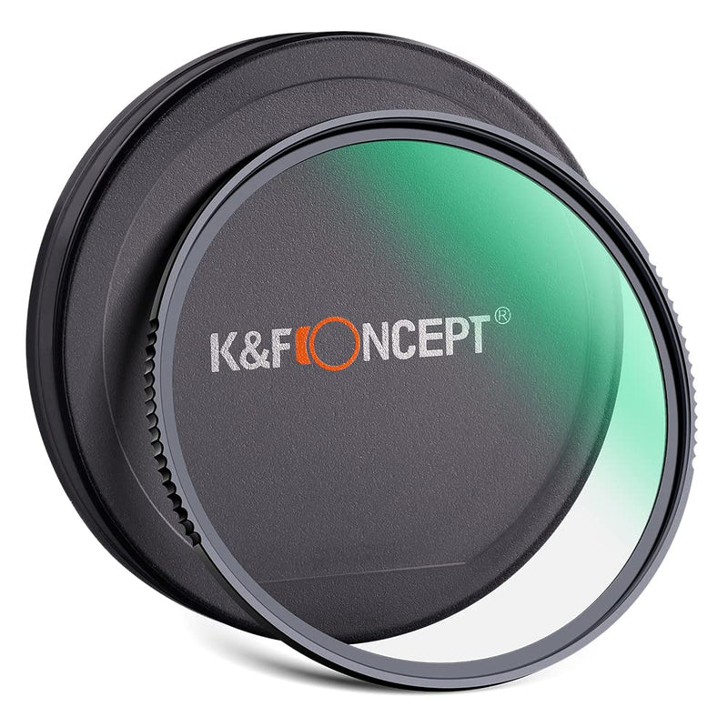 K&F Concept 55mm MC UV Protection Filter Shockproof Tempered Optical Glass with 28 Multi-Layer Coatings HD/Waterproof/Scratch Resistant for 55mm Camera Lens