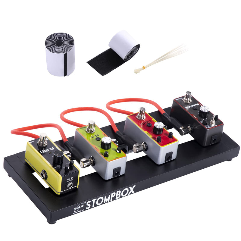 [AUSTRALIA] - ENO MUSIC 14" Mini Pedal Board Guitar Effects Compact Small Pedalboard with Pedals Mountain Tape & Cable Tie ES-1 14" Pedalboard 