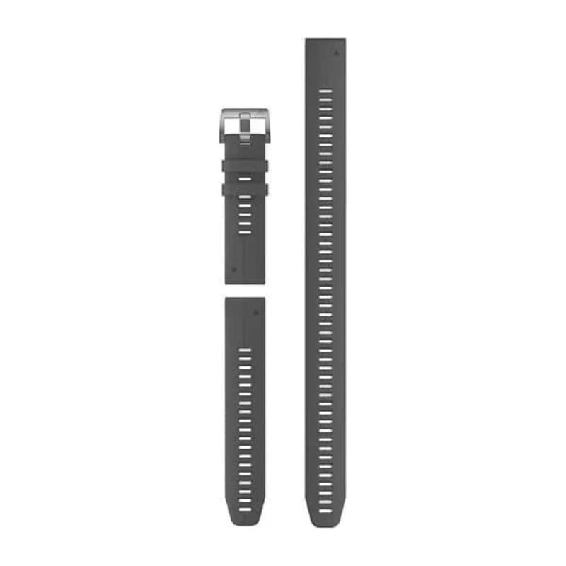 Garmin Replacement Band Size 22mm, 3-pc, Silicone Dive Band, Slate Gray