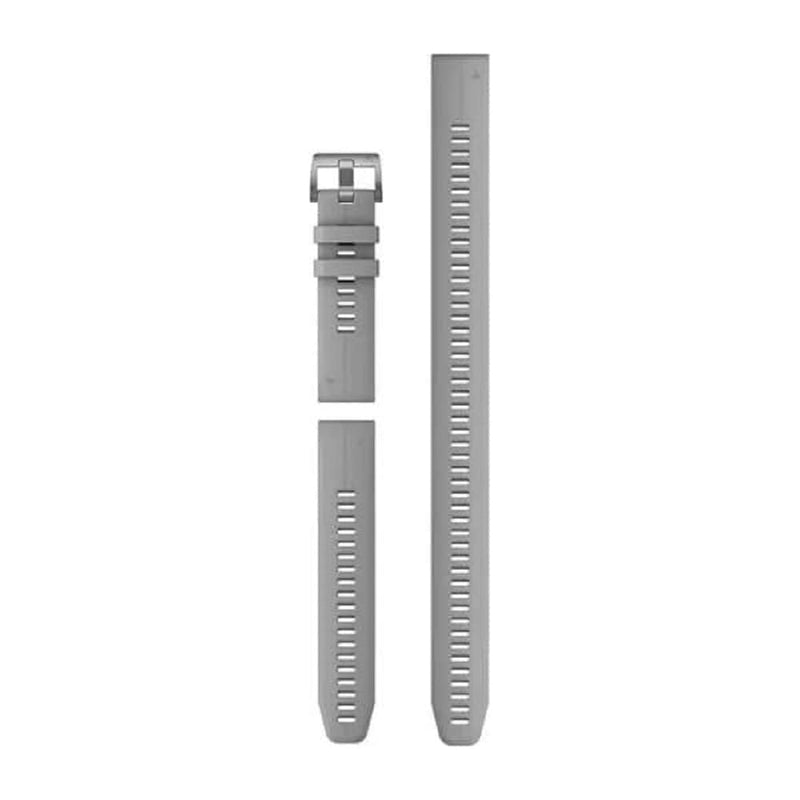 Garmin Replacement Band Size 22mm, 3-pc, Silicone Dive Band, Powder Gray