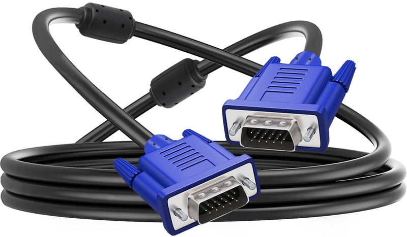 PASOW VGA to VGA Monitor Cable HD15 Male to Male for TV Computer Projector (10 Feet) 10 Feet