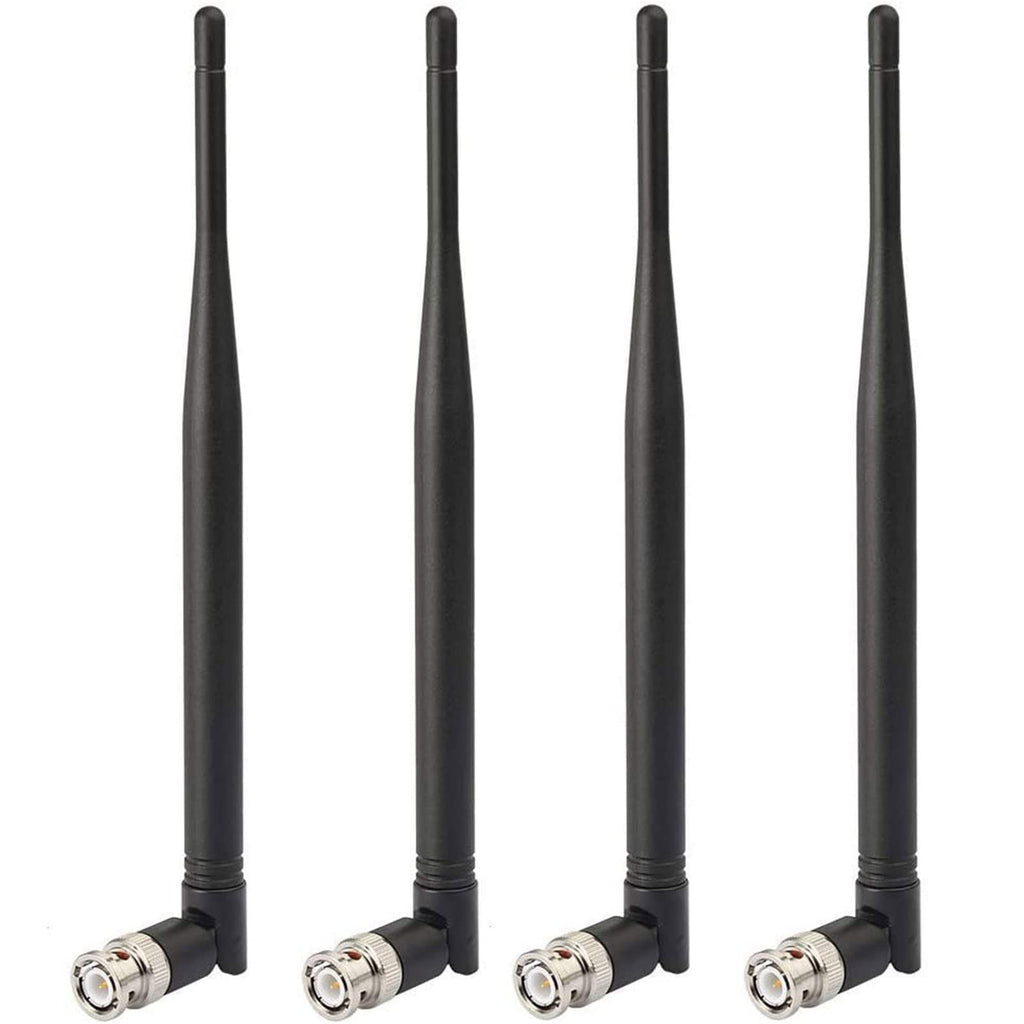 Bingfu Wireless Microphone Receiver Antennas BNC Male Antenna UHF 400MHz-960MHz (4-Pack) for Wireless Microphone System Receiver Remote Digital Audio Mic Receiver Tuner UHF Ham Radio BNC Antenna 4-pack