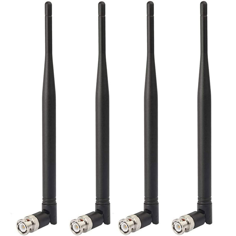 Bingfu Wireless Microphone Receiver Antennas BNC Male Antenna UHF 400MHz-960MHz (4-Pack) for Wireless Microphone System Receiver Remote Digital Audio Mic Receiver Tuner UHF Ham Radio BNC Antenna 4-pack