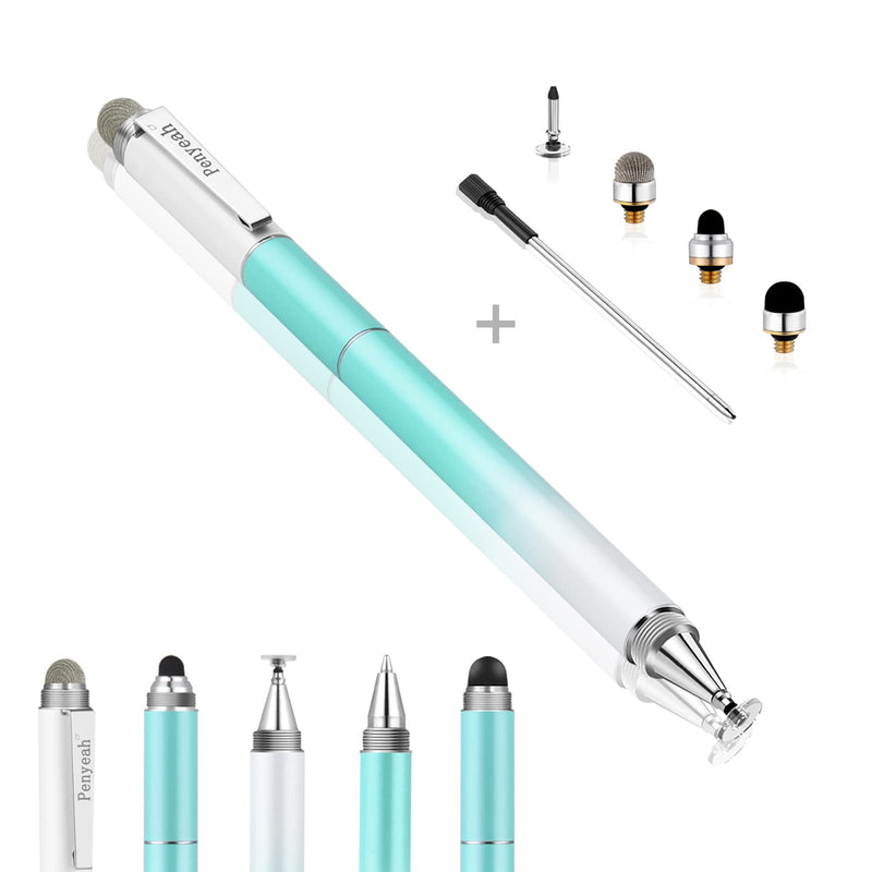 Penyeah Capacitive Stylus Pen (4 in 1),Universal Touch Screens Stylus Pen for iPad/Pro/iPhone/Android Phone/Samsung/Fire/Tablets and All Capacitive Touch Screens-Dream Blue Dream Blue