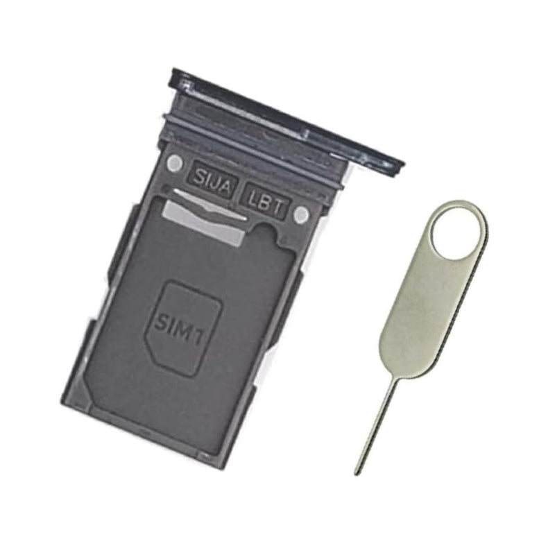 Replacement Sim Card Tray for Samsung Galaxy S22 Ultra SM-S908U S908U1 (Phantom Black) - Single Sim USA Version