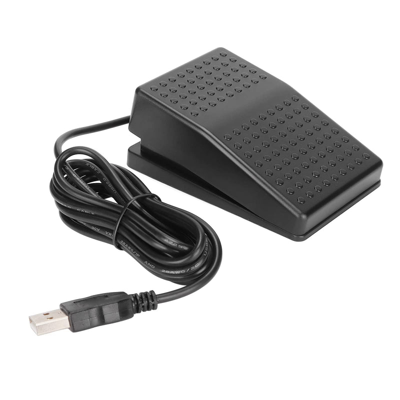 USB Foot Switch Pedal,USB Single Foot Pedal Switch Control,Customized Programmable Keyboard Mouse Game Action Single Foot Switch Pedal with USB A Interface