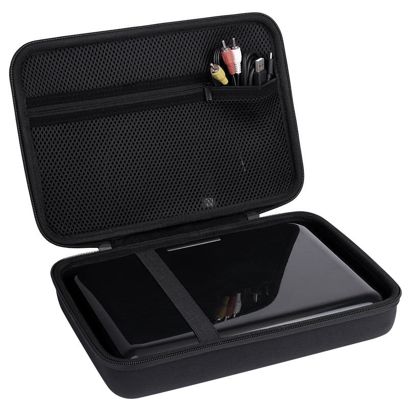 co2CREA Hard Case Replacement for DBPOWER 11.5" 12" Portable DVD Player Black