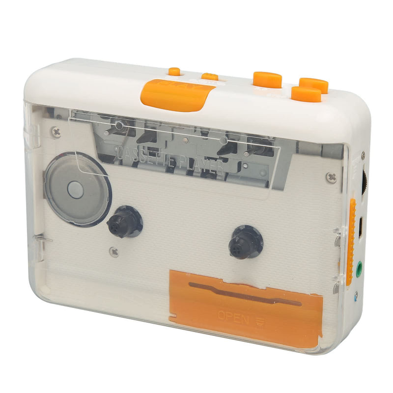 Portable Cassette Player, Cassette Audio Player Tape to MP3 Converter Compatible with Laptops Computer, Convert Mixtapes/Tape Cassettes to for /MP3