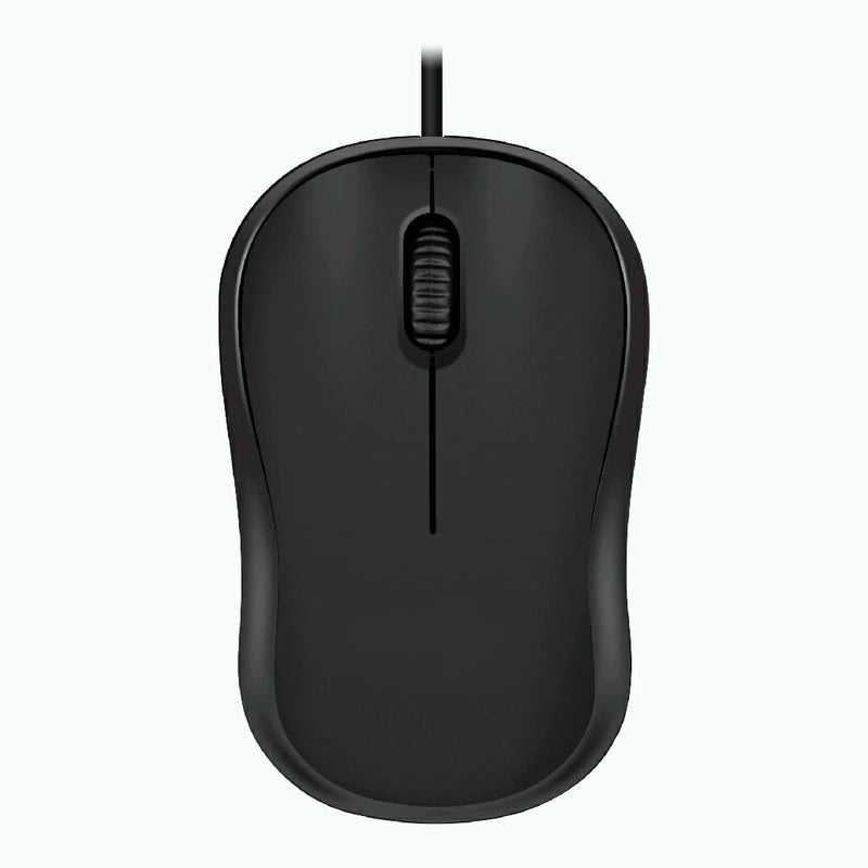 Wired Mouse, USB Wired Computer Mouse, 1600DPI 3-Button Ergonomic Mice, Home and Office Mouse for Laptop PC Desktop Notebook - Black black02