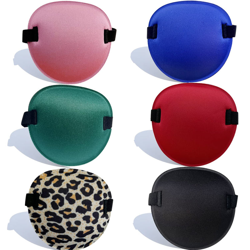 6PCS Eye Patch, Super Soft Eye Patches, Adjustable Medical Eye Patch for Adults and Kids, Amblyopia Lazy Eye Patches for Left or Right Eyes, 6 Colors 1 Count (Pack of 6)