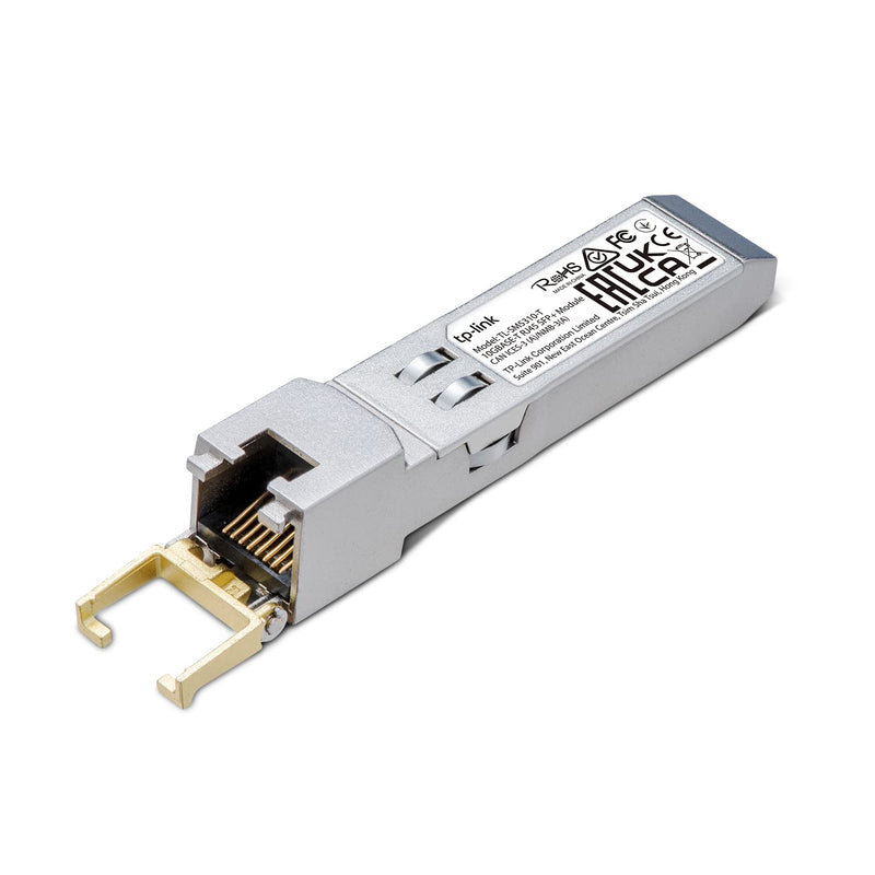 Omada 10G Base-T SFP+ to RJ45 Module, Universal Compatible(SM5310-T) | Hot-Pluggable, Support TX Disable DDM V3.6