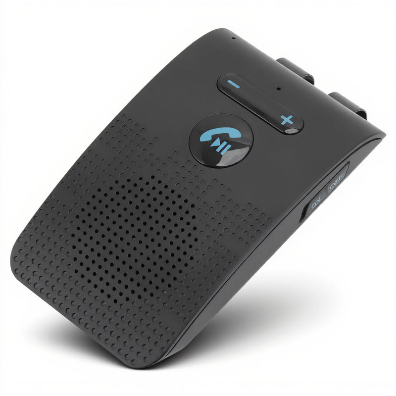[AUSTRALIA] - SP09 Handsfree Bluetooth Speaker for Cell Phone, in Car Speakerphone with Visor Clip, Motion Auto On, Connect 2 Phones, 10 Hours Talking Time, Car Visor Bluetooth Receiver for 