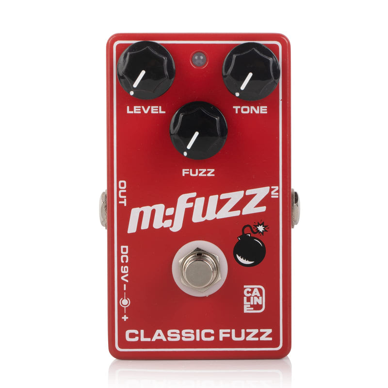 [AUSTRALIA] - Caline CP-504 Fuzz Guitar Effect Pedal True Bypass Aluminum Alloy Casing M-FUZZ Pedal Red 