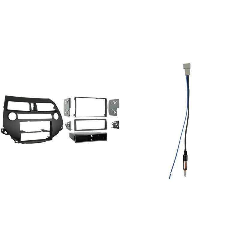 Metra 99-7874 Single/Double DIN Installation Kit & Metra Electronics 40-HD10 Factory Antenna Cable to Aftermarket Radio Receivers for Select Honda/Acura Vehicles Kit + Receivers