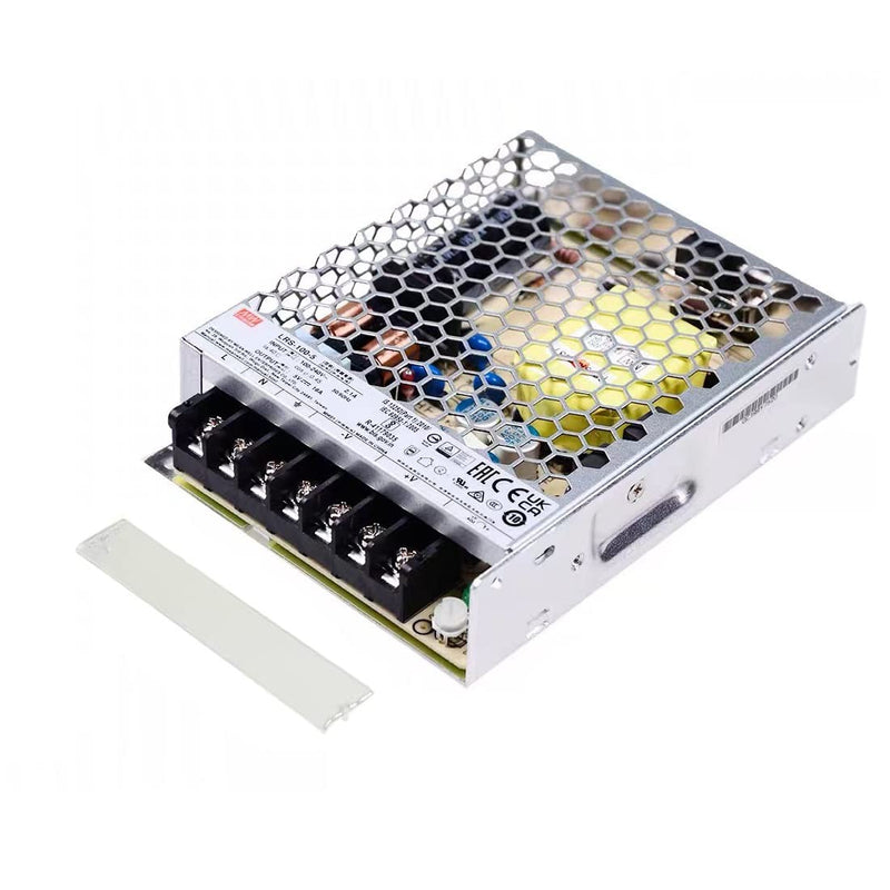 Mean Well 5V Power Supply LRS-100-5, Enclosed DC 90W 18A Single Output Switching Power Supply with a Terminal Cover