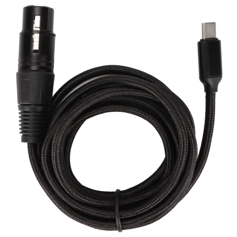 XLR USB Cable, USB C to XLR Female Mic Link Converter Studio Audio Connector Cords Adapter for Computer Music Recording USB Microphone Cable (2M)