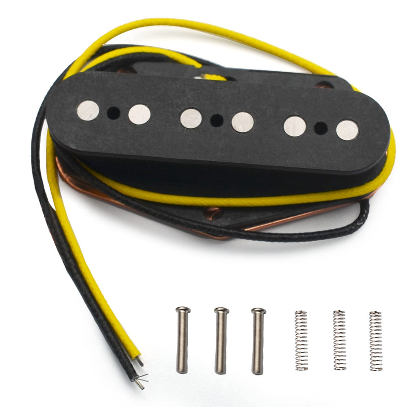 [AUSTRALIA] - SAPHUE Alnico 5 TL Bridge Pickup Fiber Bobbin TL Bridge Pickup Black Guitar Parts 