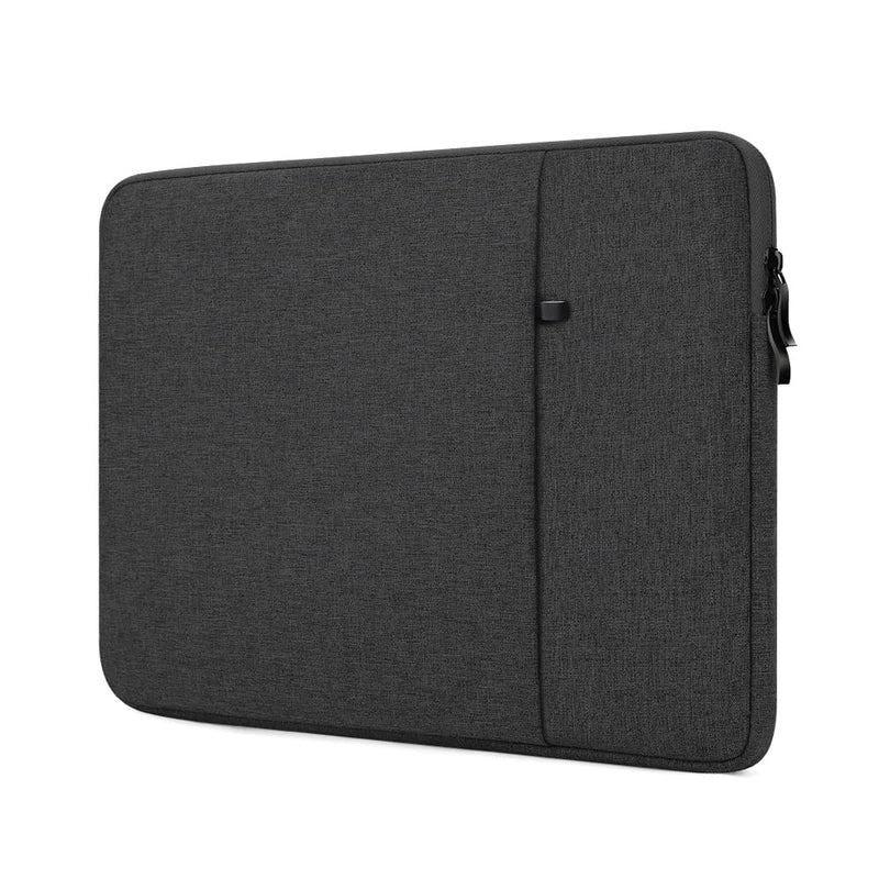 ProElife 13-Inch Laptop Sleeve Case for 2024-2022 MacBook Air 13.6 inch with Apple M3 M2 Chip & 2022 MacBook Pro 13.3 inch M2 Chip Accessory Traveling Carrying Canvas Bag Cover Simple Case (Black) Black