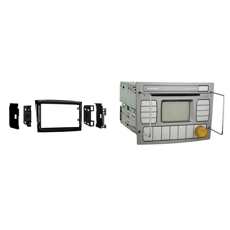 Metra 95-6531HG 2015- Ram Promaster City Vehicles Double-DIN Radio Dash Kit (High Gloss Black) & 86-3528 Pontiac GTO Radio Removal Key Radio Dash Kit + Removal Key