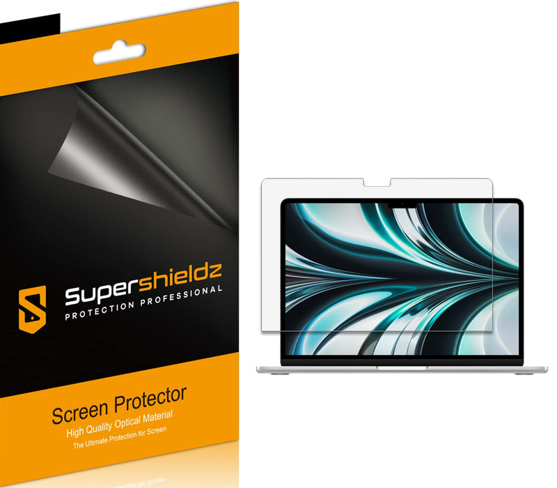 Supershieldz (3 Pack) Anti-Glare (Matte) Screen Protector Designed for New MacBook Air 13.6 inch (M3/M2 Chip, 2024/2022 Released)
