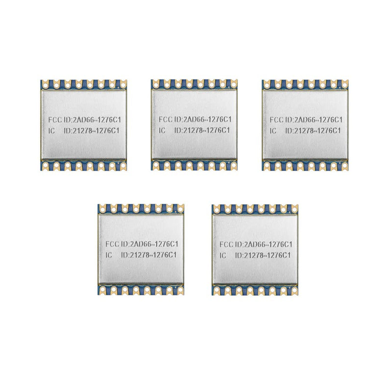 LoRa Ultra Long Range Transceiver, Compatible with RFM95W Wireless Transceiver Module 915MHz SPI Port SX1276 LoRa Module LoRa1276-C1 (5 PCS) 5 PCS