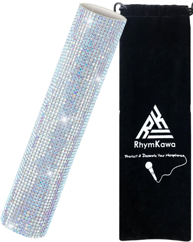 [AUSTRALIA] - Bling Wireless Microphone Decorate for Universal Handheld and Beta58 SM58 Beta87 PG58, Eyes Catching for Event (Mic NOT Included) Multi Crystal 