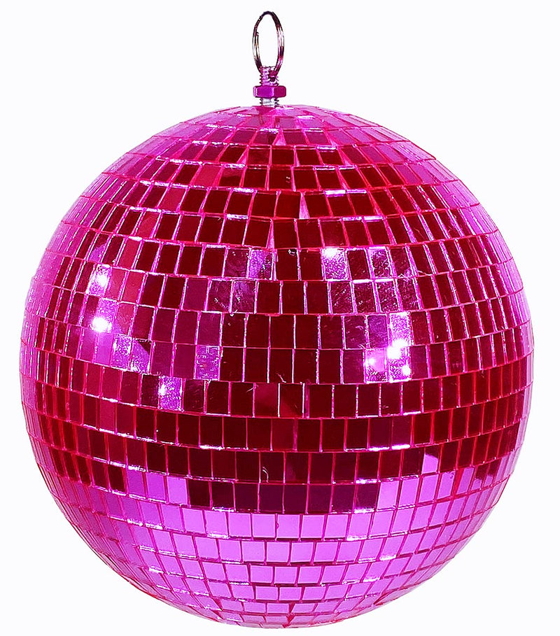 8" Mirror Disco Ball - Cool and Fun Hanging Party Disco Ball for Big Party Decorations, Party Design、Decorate (8 inch, Pink) 8 inch