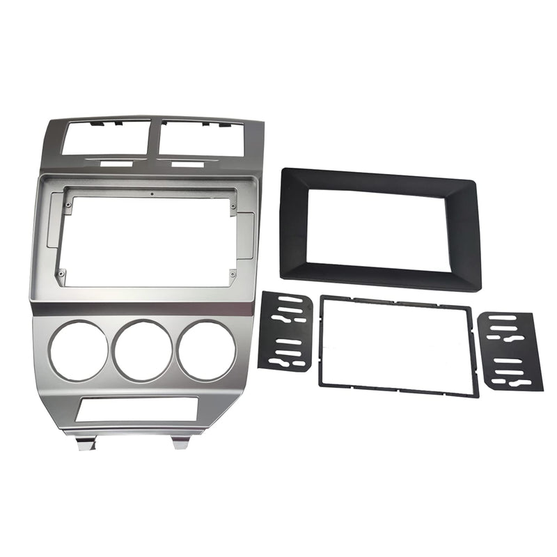 Radio Stereo Dash Installation Mount Trim Kit Compatible with Dodge Caliber 2007-2010 for 10.1" and Double Din