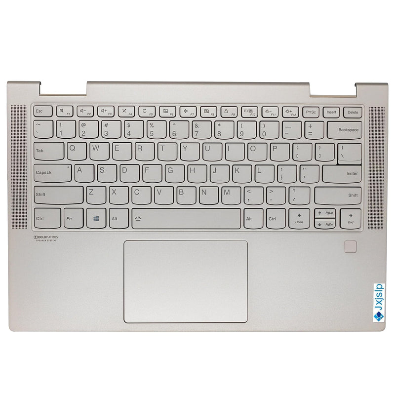 Replacement Upper Case Palmrest Backlit Keyboard Assembly for Lenovo Yoga C740-14IML C740-14 Laptop Touchpad Top Cover 5CB0U43990 Mica | Upper Case Top Cover Replacement,Includes Touchpad,Backlit Keyboard,Mica,P/N 5CB0U43990
